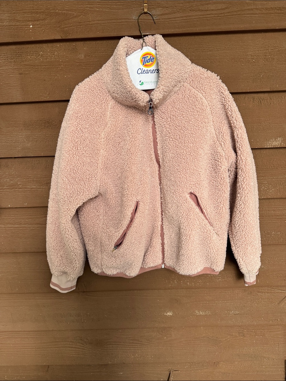 JoyLab Pink Sherpa Puffer Jacket size XXL